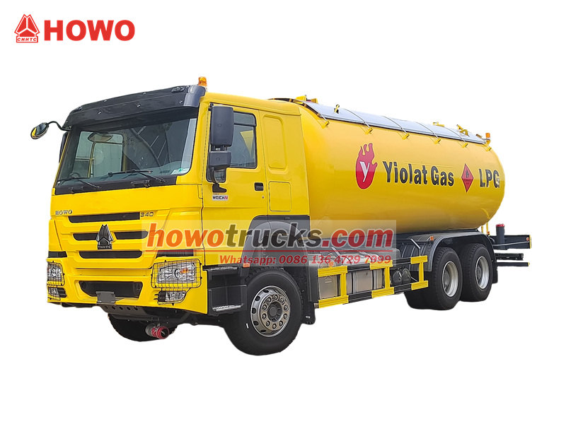 HOWO LPG refueling truck