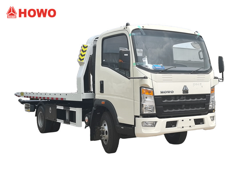 Flatbed Wheel Lift Truck HOWO