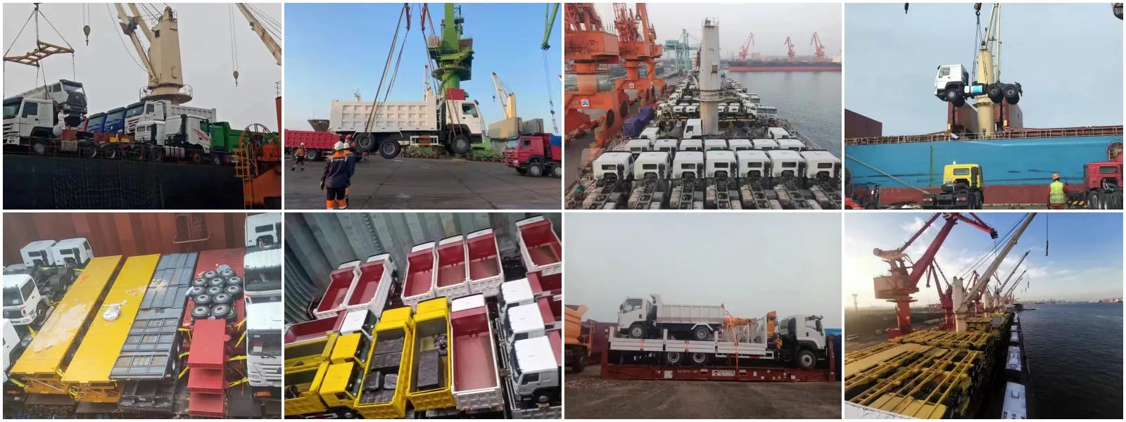 HOWO trucks for shipment