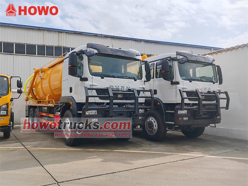 HOWO 6x4 20cbm sewage vacuum truck
