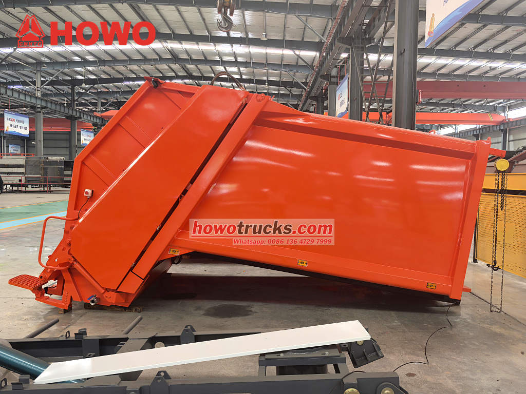 10cbm Rear Loader Truck Bodies for Howo