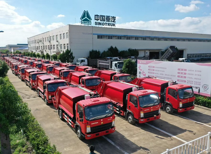 howo rear loader for exporting