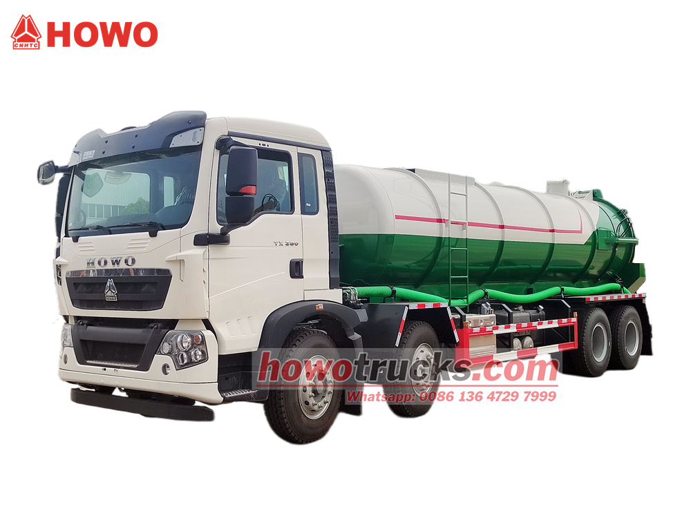 Howo 16 cbm super sucker pump truck