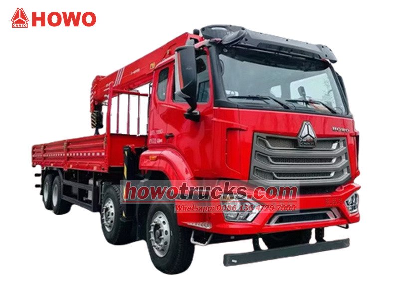 HOWO NX 16-ton boom crane truck