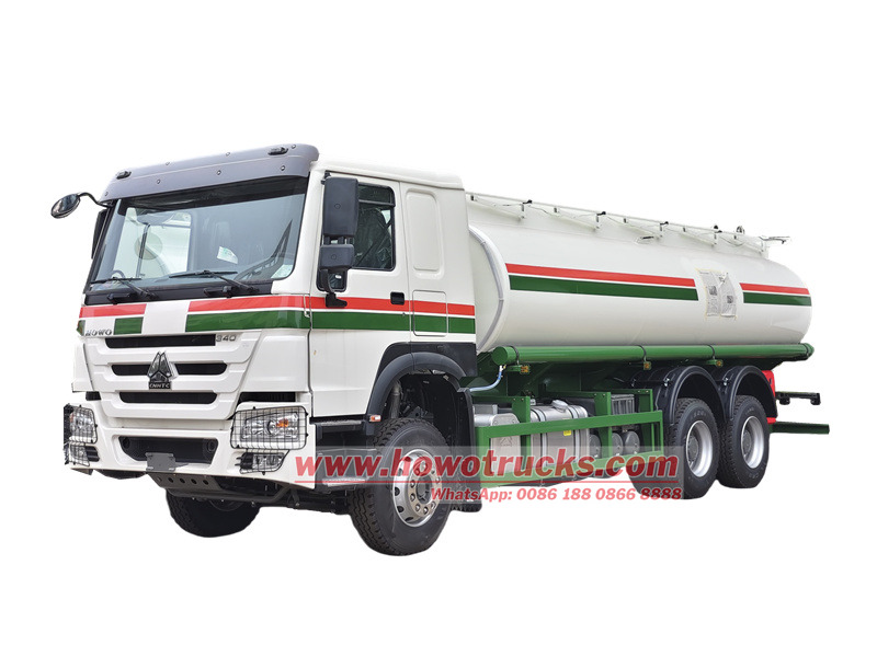 HOWO 6×4 20000 liters fuel bowser