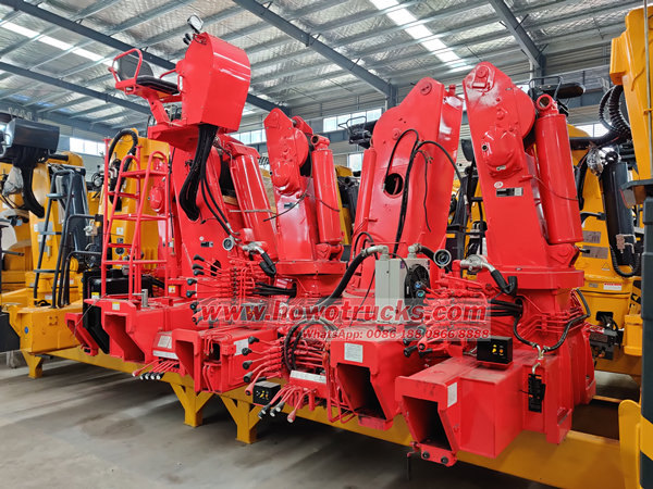 HOWO boom crane truck factory