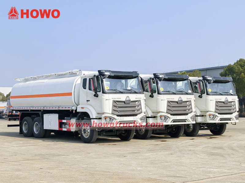 HOWO mobile fuel bowser truck