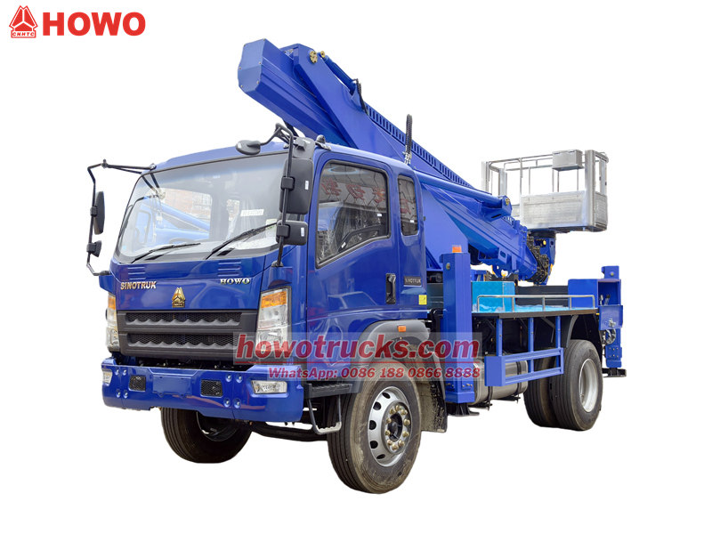 Howo 18 meter articulated platform aerial truck