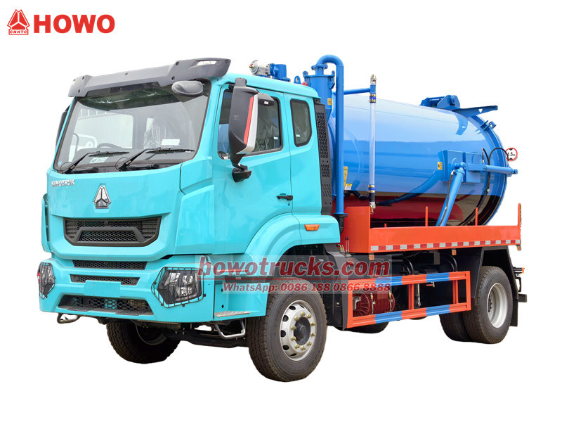 HOWO M7 10000L sewage tank truck