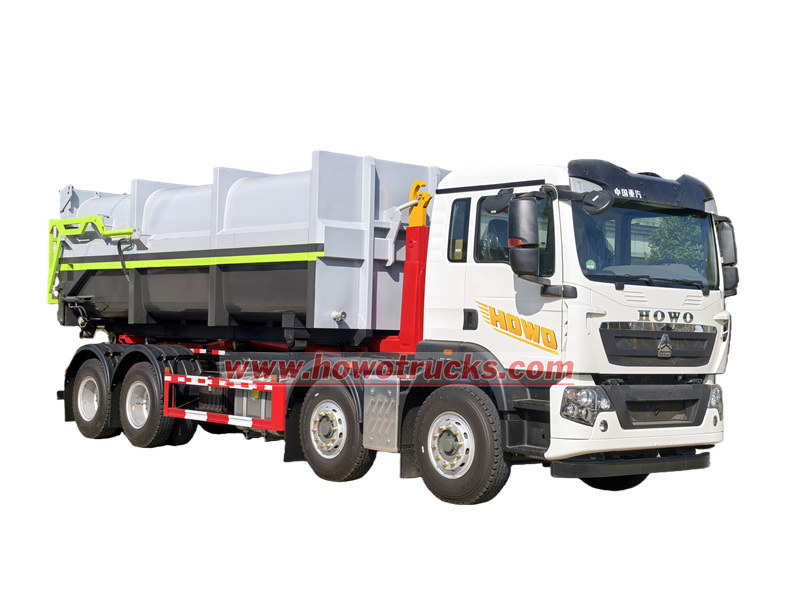 HOWO garbage hook lift truck HOWO garbage hook lift truck