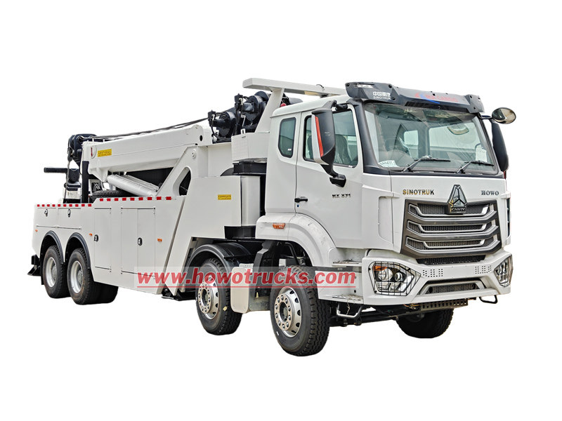 HOWO 40 ton road rescue wrekcer truck