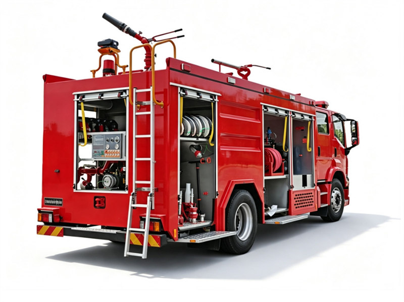 HOWO fire dry powder truck 