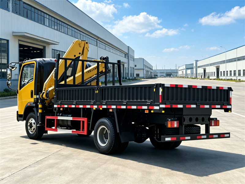 HOWO 5Ton truck mounted hydraulic lifting crane HOWO 5Ton truck mounted hydraulic lifting crane