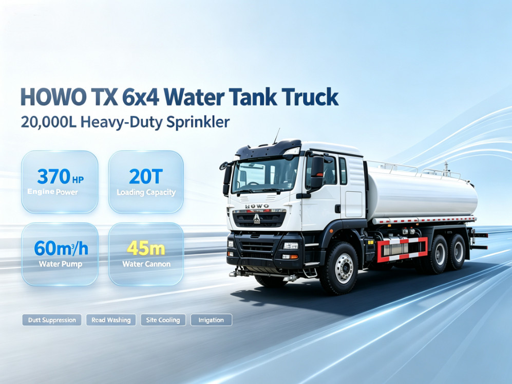 HOWO TX 20000L water tank truck